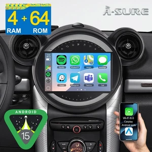 4+64GB AutoRadio Für BMW Mini Cooper R60 Countryman  Android 15 Navi CarPlay GPS - Bild 1 von 14