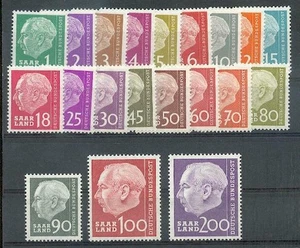SAAR 1957 380-399 ** MNH FLAWLESS SET HEUSS (48792 - Picture 1 of 2