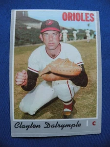 1970 Topps Baseball Clayton Dalrymple Baltimore Orioles #319 - Picture 1 of 4