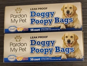 (2) Bolsas para caca de perro Perdon My Pet 56 unidades retiro hawaiano perfumado 112 en total - Imagen 1 de 1