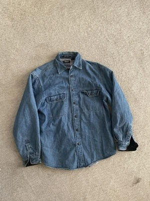 Arrow Denim Shirt Jacket – Tagged Small – Fits Like Large/XL – Fleece Lined - Image 1 of 3