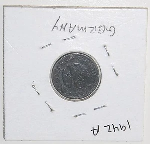 1942 A WORLD WAR II THIRD REICH 1 REICHSPFENNIG COIN - Picture 1 of 2