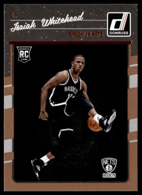 2016-17 Panini Donruss Isiah Whitehead Rookie Brooklyn Nets #184 - Image 1 of 2