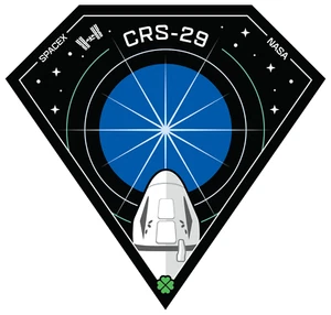 SpaceX CRS-29 Mission Logo Vinyl Sticker - Picture 1 of 1