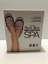 Magic Bag Spa Satin Heatable Slippers - size small, 6-7 US