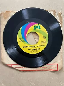 Neil Diamond - Holly Holy / Hurtin' You Don't Come Easy 45 rpm Vinyl Record - NM - Picture 1 of 2