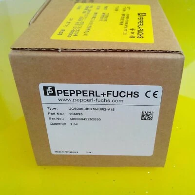 New UC6000-30GM-IUR2-V15 Pepperl+Fuchs Ultrasonic sensors - Image 1 of 4
