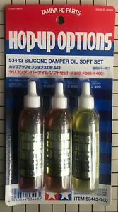 Tamiya Silicone Damper Oil Soft #200, #300, #400 # 53443 - Picture 1 of 2