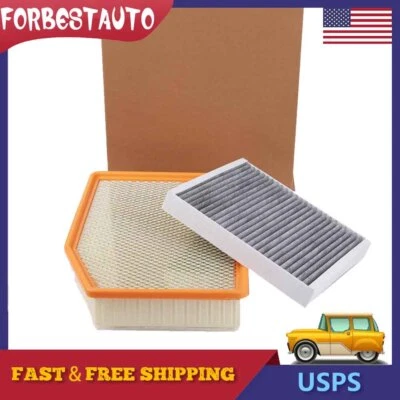 2PCS Cabin & Engine Air Filter For Chevrolet Chevy GMC Cadillac Silverado 1500 - Image 1 of 4