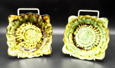 1970's Porthmadoc Studio Pottery Pair of Small Dishes Vintage - Image 1 of 4