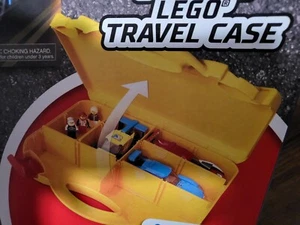 Yellow LEGO Travel Minifigure Vehicle Carrying Case New Authentic Lego Memorabil - Picture 1 of 6