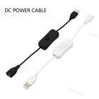 28cm USB Cable with Switch ON Cable for USB Lamp USB Fan Power Supply Line CB4