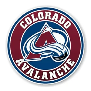 Colorado Avalanche Round Precision Cut Decal / Sticker - Picture 1 of 1