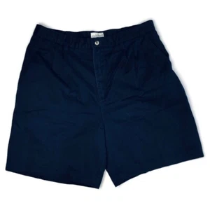 Knights Bridge Men's Navy Blue Pleated Front Chino Shorts. Size 38. - Picture 1 of 8