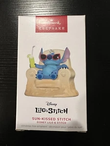 Hallmark 2024 Keepsake Disney Lilo & Stitch Sun-Kissed Stitch Ornament New w Box - Picture 1 of 4