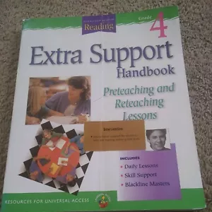 HOUGHTON MIFFLIN READING: Extra Support Handbook - Grade 4 - Lessons & Masters - Picture 1 of 5