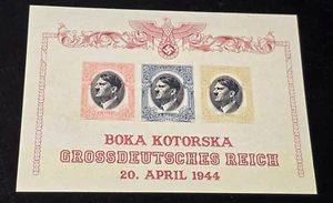 RUSSIAN RUSSIA ADOLF HITLER BIRTHDAY MNH WW2 WWII German Third Reich stamp Sheet - Picture 1 of 3