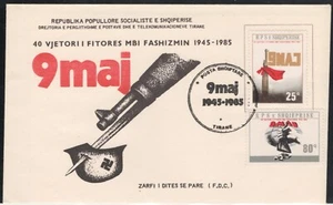 Albania 1985 Victory over Fascism FDC VF - Picture 1 of 1