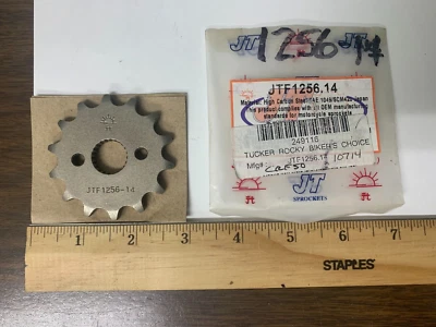 Новая стальная передняя звездочка JT 14T Honda CR80R XR70R CRF70F CRF50F JTF1256.14 SB1 - Изображение 1 из 2