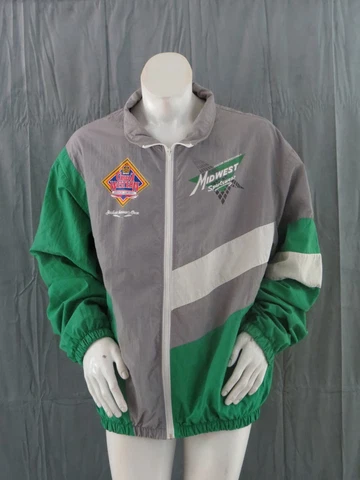 Saskatchewan Roughiders Jacker (VTG) - Colour Block by Midwest Sports - Mens 2XL Cover