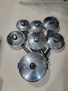 14 pcs Rare Vintage Flavorite Thermium Core Temp-tone Multi-Plex Stainless Clean - Picture 1 of 10