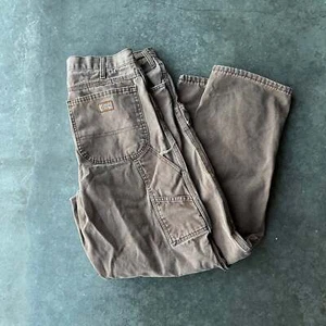 Vintage Dickies faded Brown Carpenter Pants Jeans 34x32 - Picture 1 of 8