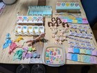 Vintage Quints Doll Lot Tyco 1989 Lots Of Accessories &Bed Tub Rocker Highchair