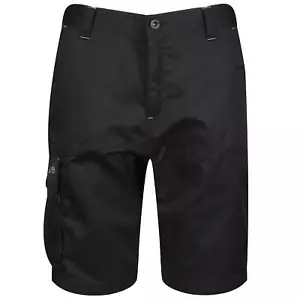 Pantalones cortos carga regatta heroic negros para hombre repelentes al agua #TRJ388 - Imagen 1 de 3