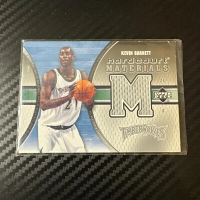 2005-06 Upper Deck Hardcourt Hardwood Materials Kevin Garnett #HM-KG HOF - Image 1 of 2