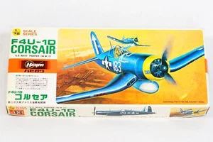 Hasegawa US Navy Fighter F4U-1D Corsair Military Plane Vintage Model Kit - Picture 1 of 8