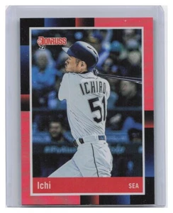 Ichiro 2021  Donruss Variation -  Holo Red #244  - Seattle Mariners - Picture 1 of 2