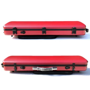 Carbon Fiber 4/4 Full Size Violin Box Strong Durable Hard Shell Oblong Carry - Picture 1 of 9
