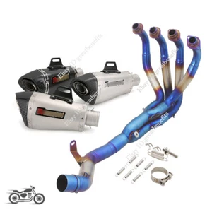 Slip On For Kawasaki Z900 A2 2018-2024 35KW 70KW Exhaust System Front Tail Pipe - Picture 1 of 14
