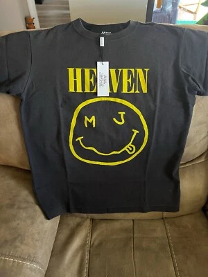 Marc Jacobs Redux Grunge Collection Heaven Nirvana Smiley Black T Shirt XS - Image 1 of 4