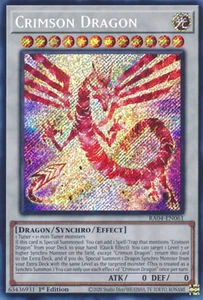 1X NM Crimson Dragon - RA04-EN061 - Secret Rare 1st Edition - Picture 1 of 1