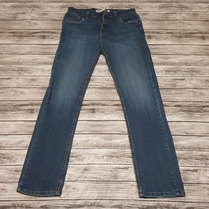 Levis Strauss Size 14 reg Boys Jeans 511 Slim Mid Rise Blue Denim - Picture 1 of 9
