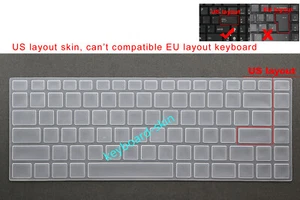 Keyboard Skin Cover for Asus A46 A85 X32 X35 PRO4JS N46 N82 E46 G46 S46 W40 A450 - Picture 1 of 7