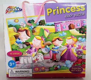 Grafix Princess Floor Puzzle 45 Piece Ages 3-6 - Picture 1 of 1