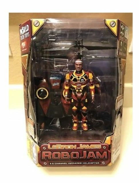 LEBRON JAMES NBA Cavaliers RoboJam Infrared Helicopter WORLD Tech Toys. - Image 1 of 2