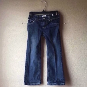 Circo Jeans Girls Vintage Y2K Casual Kids Straight Leg Denim Blue Jeans Sz 5 - Picture 1 of 8