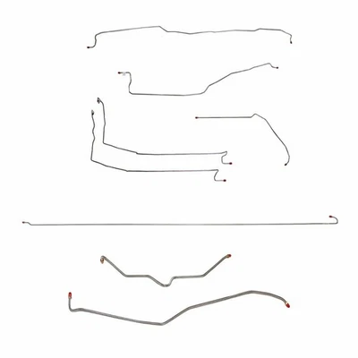 Complete Brake LineKit Fits Chevrolet Silverado 2500 01-07 Ext/LongBed-CBK0099SS - Imagem 1 de 4