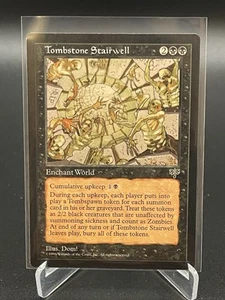 Tombstone Stairwell - Magic The Gathering Card - Mirage - 1996 Vintage NM - Picture 1 of 2