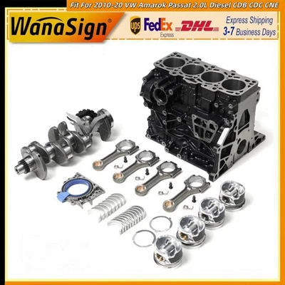Cylinder Block Set STD For 2010-2020 VW Amarok Passat 2.0L Diesel CDB CDC CNE - Image 1 of 4