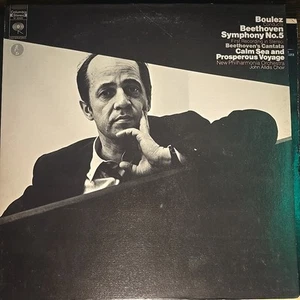 Boulez-Beethoven Symphony No 5/Calm Sea And Prosperous Voyage-1970 LP-VG+ - Picture 1 of 4
