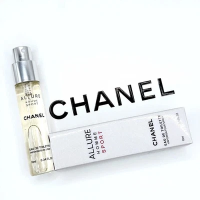 Spray Chanel Allure Homme Sport EDT tamaño muestra 10 ml/0,33 oz - 100 % auténtico Foto 1 de 4