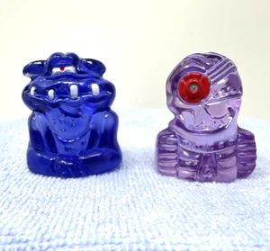 Gogos Crazy Bones Lot of 2 – Translucent Painted Face Rares – Monster Aliens - Picture 1 of 8