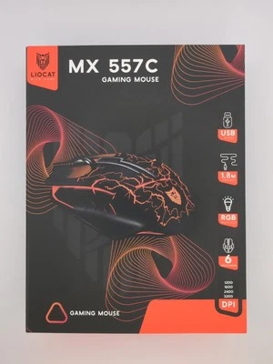 LIOCAT Wild Game MX 557C Gaming Mouse - Black - Image 1 of 2