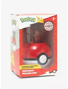 Pokemon Poke Ball Makeup Brush Set - Picture 1 of 4
