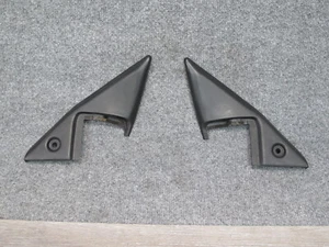 🥇90-96 NISSAN Z32 300ZX SET OF 2 DOOR MIRROR CORNER TRIM COVER PANEL OEM - Picture 1 of 15