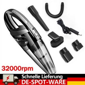 120W Kabellos Handstaubsauger Staubsauger Nass&Trocken Akku Für Auto Büro Haus - Bild 1 von 14